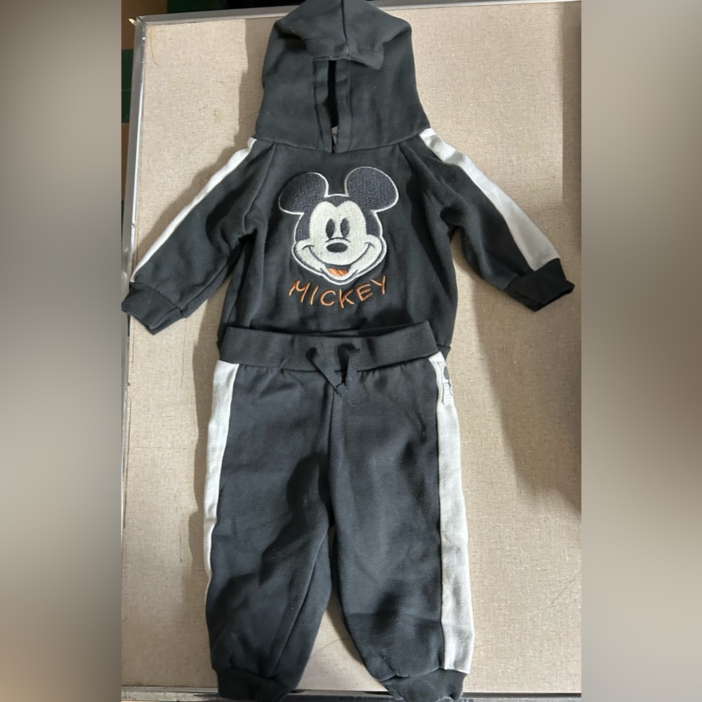 Disney Baby two piece hoodie and pants set
